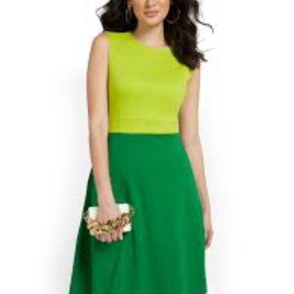 3 New York & company knit dresses size SMALL All 3 dress Have POCKETS! - Picture 2 of 13